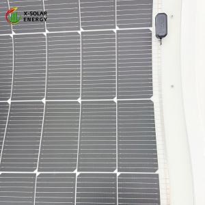 Custom Thin Film Flexible Solar Module 23.8% Efficiency Lightweight BIPV Roof
