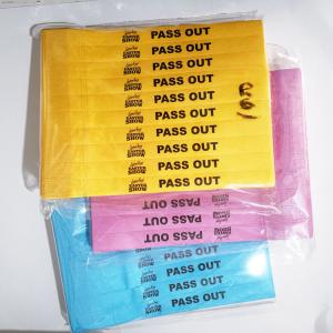 Sequential Numbering Barcoding Tyvek Paper Bracelets for Identification and