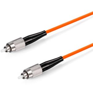 FC To FC OM1 62.5/125um 3.0mm Simplex Orange Multimode Fiber Optic Patchcord