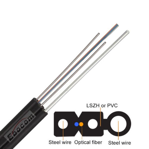 GJYXFCH FTTH Drop Cable Single mode G657A G652D Fiber 1 core White or Black