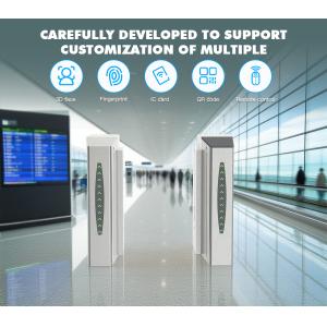 HCW Wing Gate Turnstile with 40W DC Brushless Motor RS485/RS232 Interface and 4