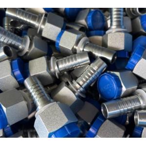 20411 Metric Female 24 Cone O-Ring L. T. Straight Hydraulic Hose Ferrule End