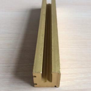 C3604 Brass Extrusion Profiles , Anodizing Surface Brass U Profile