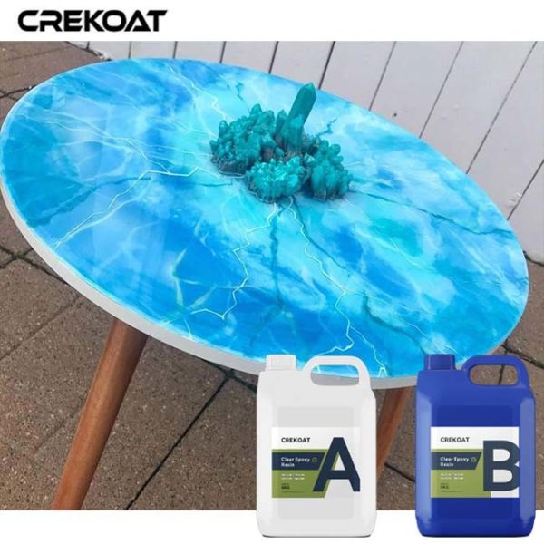 High Transparency Vibrant Colors Liquid Casting Resin For River Tables And