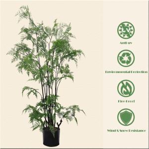 Plastic Material Artificial Fern Tree Architectural Landscaping