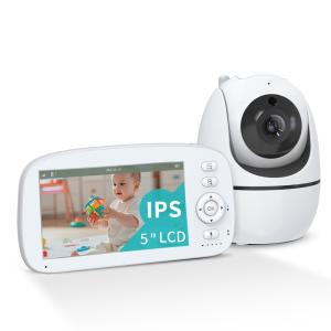 HD Baby Monitor with Temperature Monitoring Eco Mode and Customizable Color for