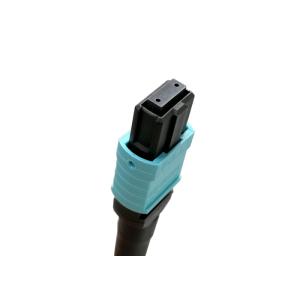 Data Centre 1m MTP MPO Patch Cord Female To Female 12 Fibers SM OM3 OM4 USCONEC