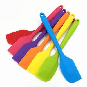 Bakery Equipment Silicone Baking Spatula , Non Fading Silicone Spatula Set