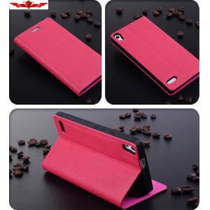 Genuine HUAWEI ASCEND P6 Wallet Leather Cases Ultimate Fit With Holder Multi
