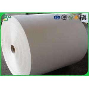 Smooth 700mm Roll Uncoated Woodfree Paper 60g For School Book Printing