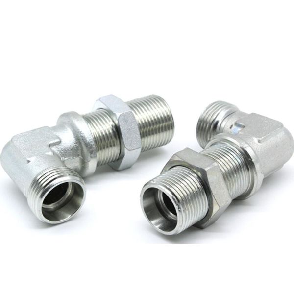 Pipe Lines Connect Galvanized Sheet Metric Male 90 Degree Elbow Adapter Hose