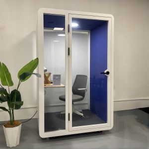 Cheap Modern Soundproof Booth with High Insulation LED Lighting and Built-in Ventilation for Office Pod for sale