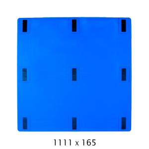 Single Faced Heavy Weight Plastic Pallet 1200x1000mm Customized OEM Solutions