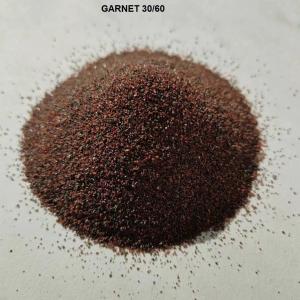 Sandblasting GARNET 30X60 30/60 MESH : Natural Abrasive medium, Mohs 7.0-7.5,