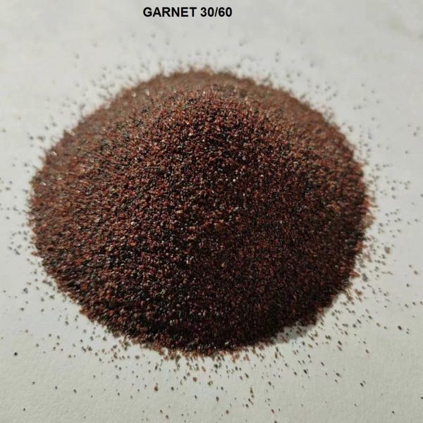 Quality Sandblasting GARNET 30X60 30/60 MESH : Natural Abrasive medium, Mohs 7.0-7.5, Sa2.5-3 wholesale