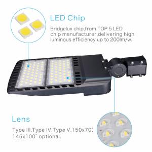 Area Parking Lot Lamp Outdoor LED Flood Lights 100W 150W 155lm/w ETL Approved