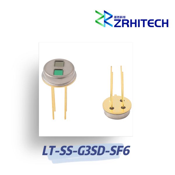 High Infrared Response Rate SF6 Gas Sensor with Silver Material and Temperature