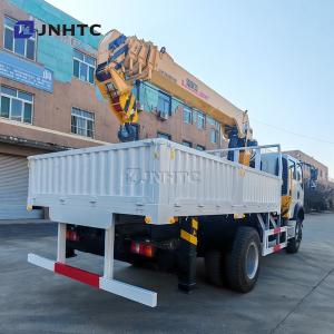 Howo Mini 4*4 6 Wheeler Double Row Cab Cargo Truck With Telescopic Boom Crane
