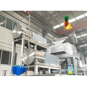 SS304 Industrial Pineapple Juice Extractor Machine 1500t/Day 380V