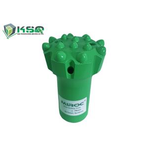 Tungsten Carbide Drill Bit R38 Thread Mining Drill Bits With Flat Face 14 Ballistic Insert Buttons