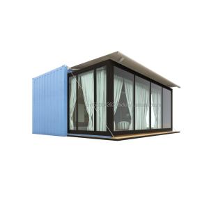 20ft Luxury Prefabricated Expandable Container House Ready Made Flat Pack Villa with Customized Color and Shipping Cost