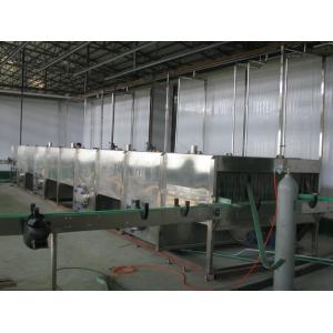Depend Machine Capacity Industrial Fruit Jam Jar Cooling Tunnel Pasteurizing