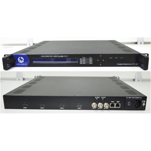4 Ch HDMI / SDI IPTV Video Encoder For Digital Broadcasting TV System COL5100D