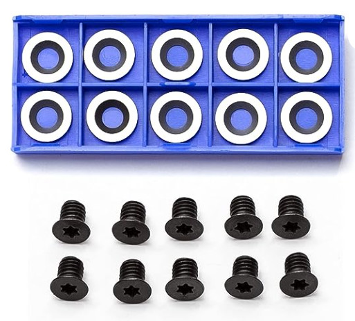 Quality 15mm Round Shape DIY Carbide Woodturning Tools Replacement Set 10PCS wholesale