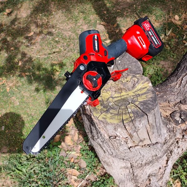 8-inch Mini Cordless Chainsaw Electric Chainsaw Small Handheld Chainsaw Suitable