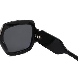 Thick Square Acetate Sunglasses , Retro Oversize Square Frame Acetate Sunglasses