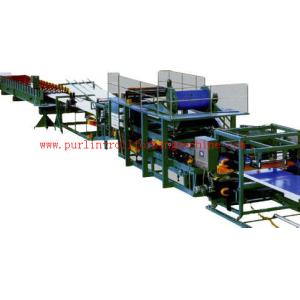Roofing Wall Panel Sandwich Panel Roll Forming Machine , Cold Rolling Forming