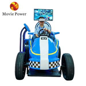 VR Theme Park Rides 9D Kids Racing Game Simulator Coin Operated Car Arcade