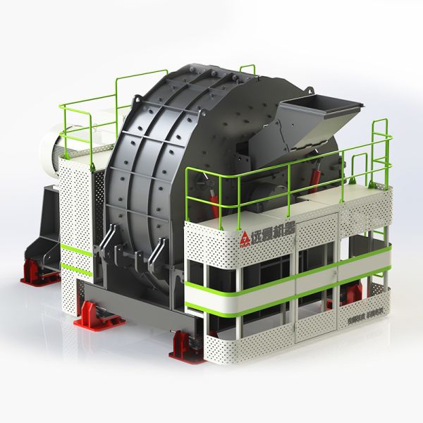 Pebbles Crushing Movable Horizontal Shaft Impactor Crusher for Gravel Processing