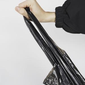 Drawstring Closure Medium Large Trash Bags for Sealing Handle HDPE/LDPE/LLDPE