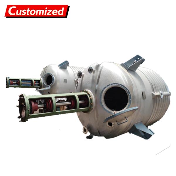 Custom Automated Steam-Heated Reaction Vessel Production Line Stainless Steel