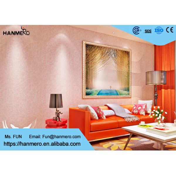 Cracking Pattern Non - Woven Fabric Wall Covering Modern Multifilament And Jet