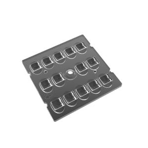 Asymmetrical IP65 Lens Model Street Light , 14 In 1 3030 LED Optical Lens