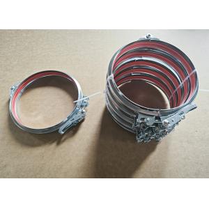 China 180mm Heavy Duty Pipe Clamps Conveying Steel Pipework Systems on sale