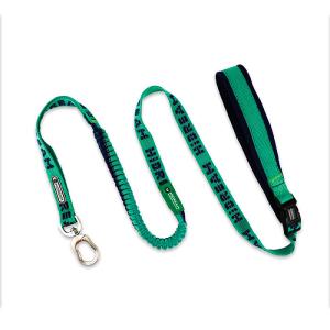 China Nylon Hands Free Heavy Duty Dog Walking Belt  Retractable Carabiner With Backpack on sale