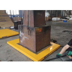85mm 48 X 48 Low Profile Lift Table For Pallets Platform With Hydraulic Pump