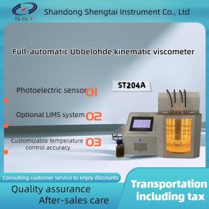 Cheap ST204A Fully automatic Ubbelohde viscosity tester (relative method) audit tracking function Account Layering for sale