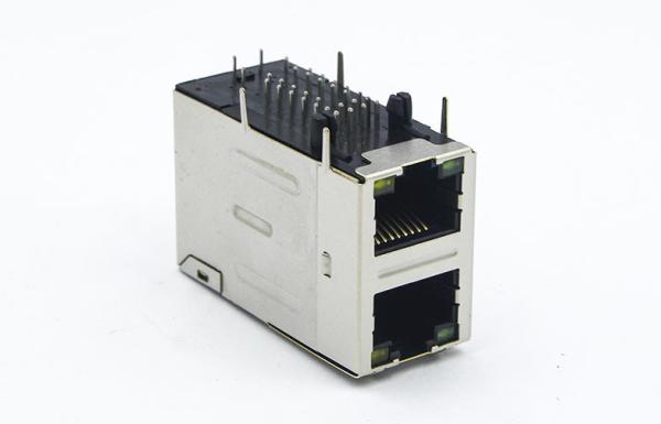 Quality Network 10 Gigabit Ethernet RJ45 Connector With Transformer Leds Shielded wholesale