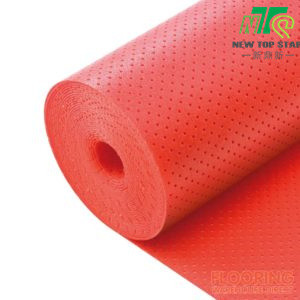 Floating Floor EVA Foam Underlayment Lozenge Pattern High Density With Red