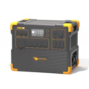 3600W UPS Solar Generator with 2400W Solar Input and 3072Wh LFP Battery for