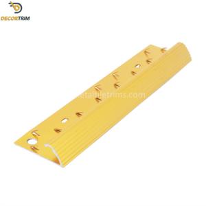 8.4mm Naplock Transition Strip Tile To Carpet Aluminum Material