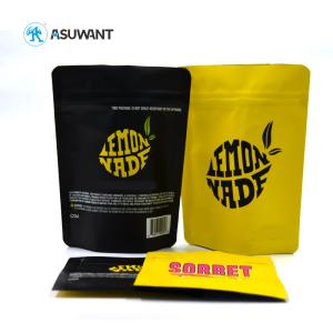 OEM Compostable Mylar Stand Up Pouches Stand Up Herb Packaging Bags With Zipper