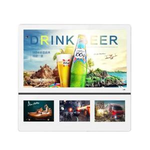 1920x1080 Lift Screen Advertising Dual Screen 32 Inch LCD Display For Elevator