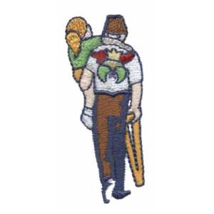 Cheap Embroidery digitizing service,Custom Embroidery Digitizing Shriner carrying child WAL11C03 for sale