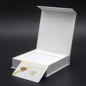Cheap Custom Logo Printing Paper Slim VIP Gift Card Boxes Credit Card Holder Packaging Box For Card for sale