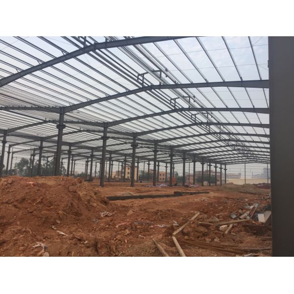 Energy Efficient Q345 Light Steel Buildings For Manufacturing And Production